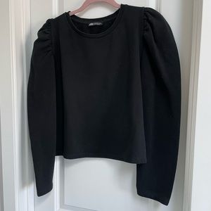 Zara Puffy shoulder sweatshirt